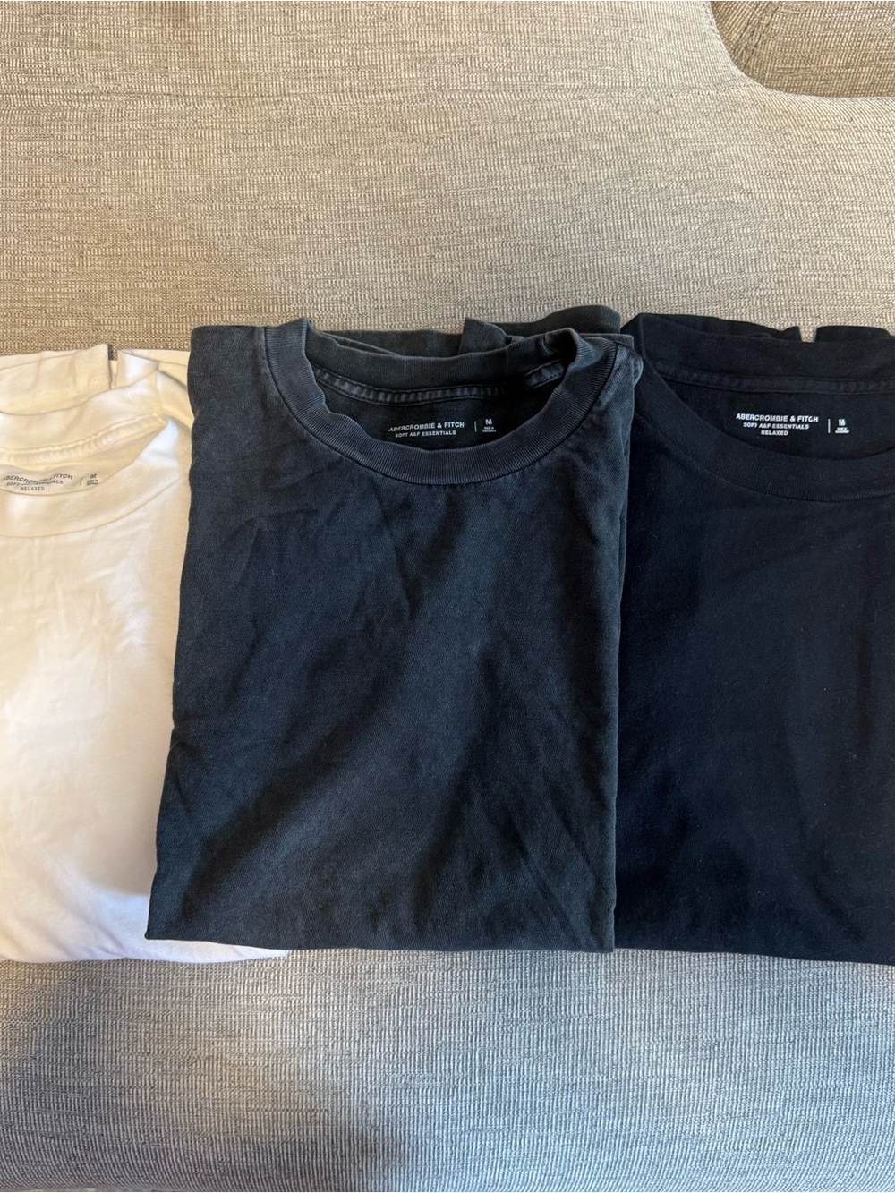 Abercrombie & Fitch Men's Crew Neck T-Shirt Bundle